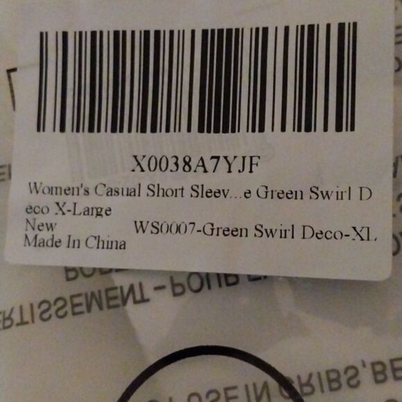 Women Petal Sleeve  Casual Blouse Short Sleeve Crew Neck Top NWT Size XL - Picture 13 of 13